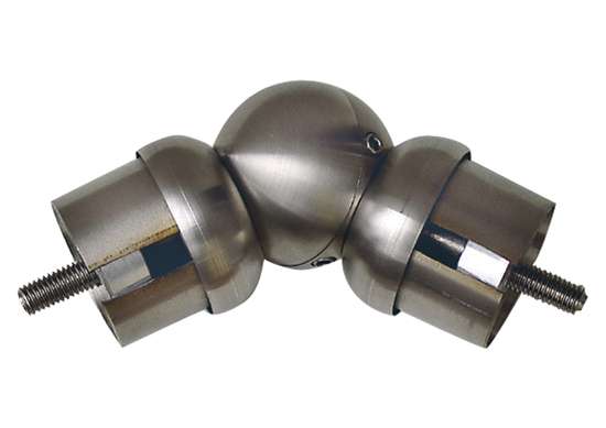 Gelenkrohrverb. V2A 90-270° 42,4 mm