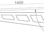 Schwert V4A zu Modell Leonie Large - 1 Achse
