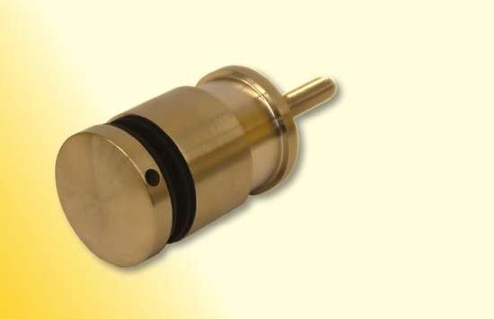 Punktglash.V2A - DM50-flach-Sockel verstellb.M10-Glst.8-18mm