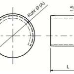 Endkappe V4A für Nutrohr 42,4x1,5 mm